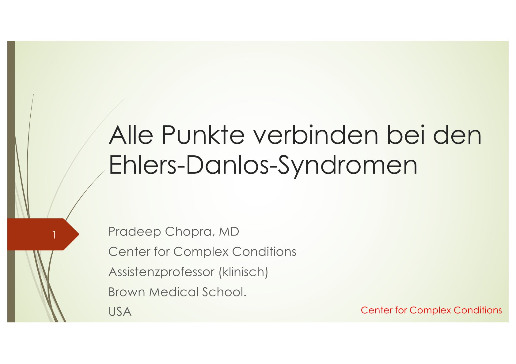 Alle Punkte verbinden bei den Ehlers-Danlos-Syndromen